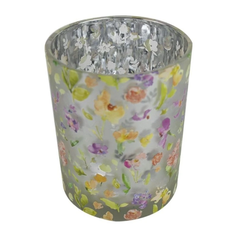 Flowers - Teelichthalter aus Glas