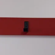 Garderobenleiste, Linoleum, schwarz